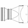 Адаптор 125/160 ARIA-MSC - Image 2